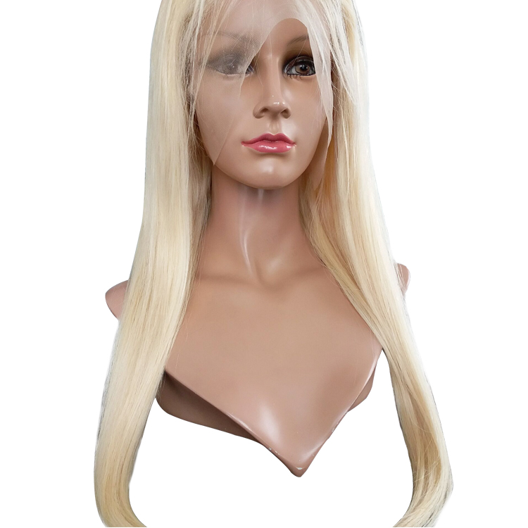 613 Blonde Human Hair Wig Brazilian Full Lace Wig Glueless Wig Cap 30 Inch Hair  LM250